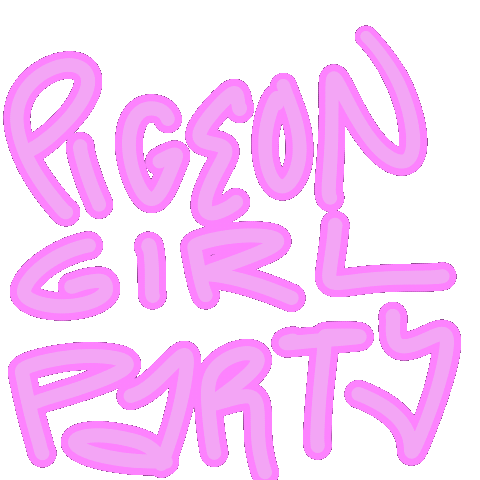 Pigeon Girl Party Logo